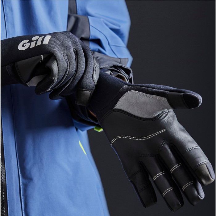 2024 Gill Junior 3 Saison Handschuhe 7776j - Schwarz